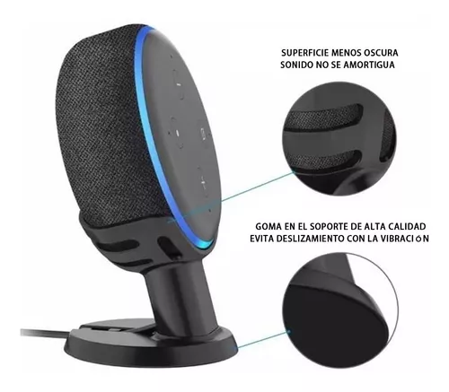 SPORTLINK-Soporte de mesa de escritorio, Pedestal para Alexa Echo Dot de  tercera generación, ahorro de