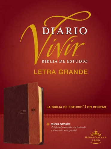 Biblia De Estudio Diario Vivir Letra G. Café - Índice / Piel