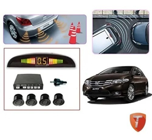 Imagen 3 de 10 de Sensor De Retroceso Reversa Parqueo Auto Parking 4 Puntos