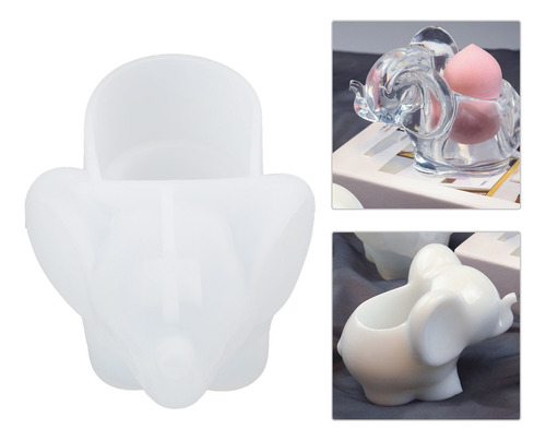 Molde De Silicona, Epoxi, Forma De Elefante, Molde De Fundic