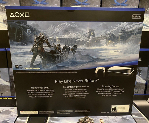 Imagen 2 de 2 de Brand New Sony Playstation 5 Disc Edition Console God Of War