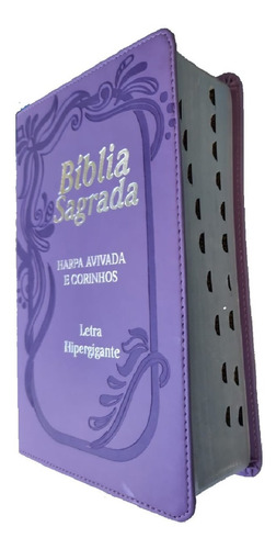 Bíblia Sagrada Letra Hipergigante Harpa Corinhos 