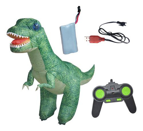 Dinosaurio Inflable Rc Juguete Control Remoto Animal Niños
