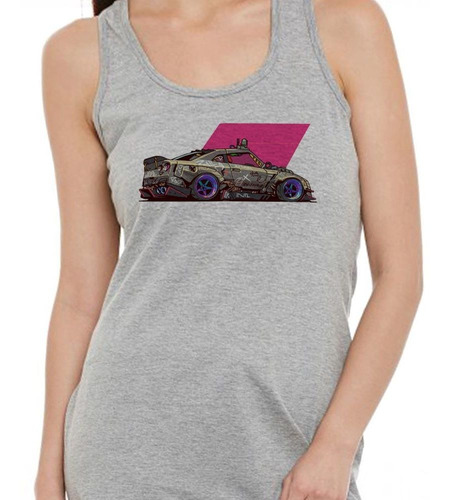 Musculosa Auto Arte Moderno Carreras Violeta