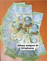 Comprar Billetes Antiguos De 50 Bolivares Para Colección En 40usa $