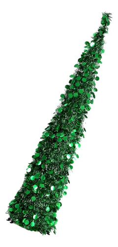 Rbol De Navidad Brillante Plegable, Árbol De Navidad Verde