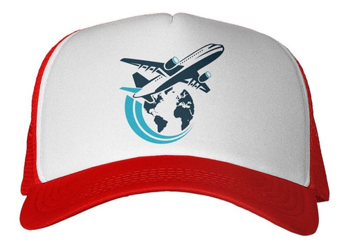 Gorra Avion World Plane Viajar Cielo