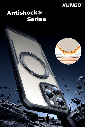 Case Funda Para iPhone 16 Pro Max Con Soporte Magsafe Xundd