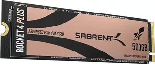 Ssd Sabrent 500gb Rocket 4 Plus Nvme 4.0 Gen4 Pcie M.2