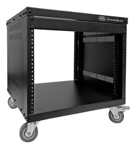 Axcessables Rk 8u - Soporte De Gabinete Con Ruedas Giratoria