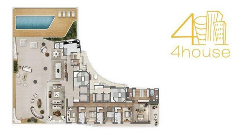 Imagem 15 de 16 de Itaim Bibi- Apartamento De Altíssimo Luxo - Ap1819