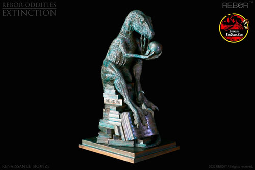 Rebor Oddities Extinction Renaissance Bronze Velociraptor