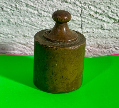 Antigua Pesa De Bronce 100 Gramos (Usado)