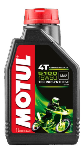 Motul 5100 1l 15w50 Semisintetico R6r R1 Gsxr Cbr Pulsar Fz