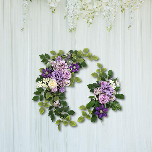 2x Conjunto De Flores De Arco De Boda Arco De Boda Arreglos