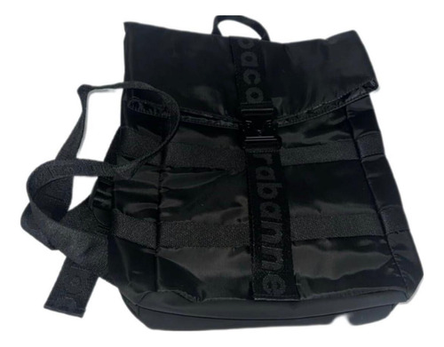 Mochila De Viaje Paco Rabanne Modelo Exclusivo Negro