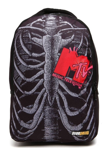 Mochila De Costas Mtv Music Overprint Notebook Dermiwil 