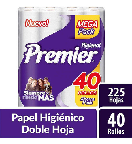 Papel Higiénico Premier 40 Rollos