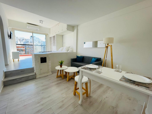 Alquiler Amoblado - Dpto 1 Ambiente Con Balcon