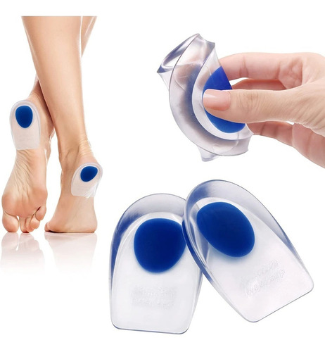 Imagem 5 de 7 de Protetor Anti Impacto Calcâneo Elevação Gel Silicone