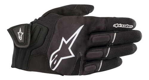 Luva Alpinestars Atom Masculino Preta Branco