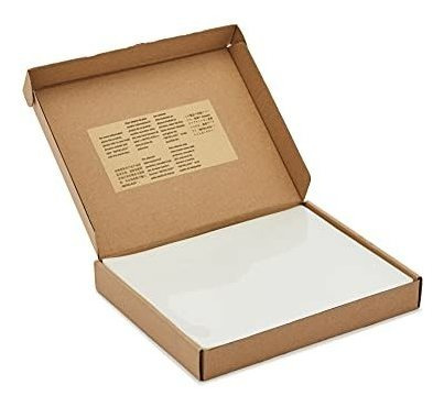 Papel Para Plastificar Amazon Basics - Hojas De Plástico Tr