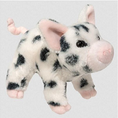 Douglas Toys Leroy Black Spotted Pig