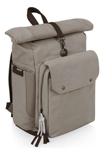 Picnic Time Carmel Roll Top Mochila Enfriadora, Bolsa De Lon