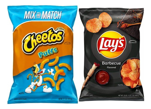 Pack Cheetos Puffs Mix And Match + Lays 1 Sabor Importado