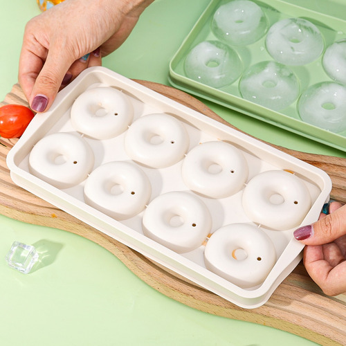 Molde Para Hacer Helados Con Tapa, Rosquillas Y Azúcar Haws