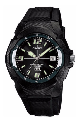 Reloj Casio Modelo Mw-600 Caratula Negra 