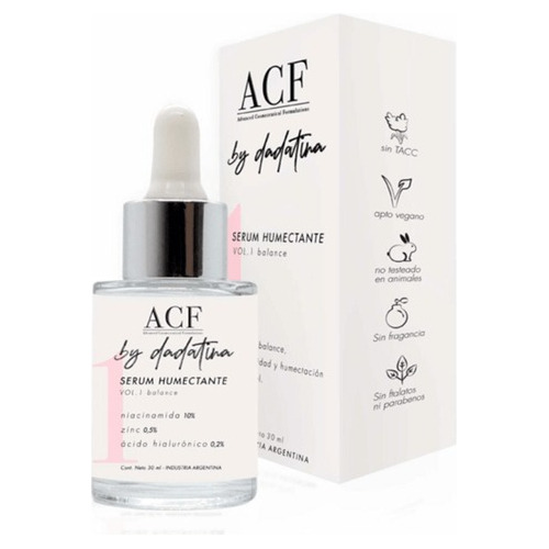 Acf By Dadatina Facial Serum Humectante Vol 1 Balance X30ml