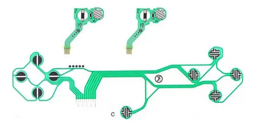 Flex Membrana Botones Joystick Keypad Ps5 Versión V1.0/ V1 