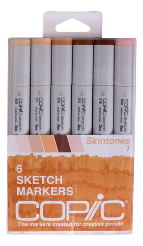Copic Marker Skst6-skin Sketch Skin Tones 1 Marcador 6)