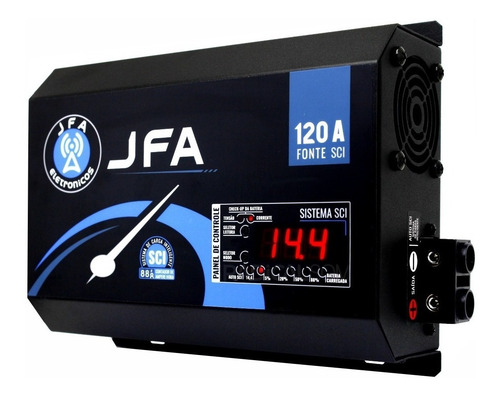 Imagem 2 de 5 de Fonte Carregador Jfa 120a Automotiva Pwm Sci Bivolt