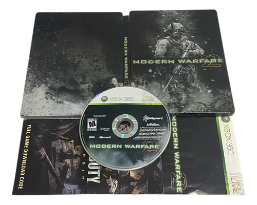 Call Of Duty Warfare 2 Xbox 360 Steelbook Pronta Entrega!