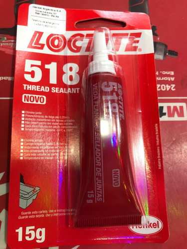 Imagen 1 de 2 de Loctite 518 Eliminador De Juntas 15gr