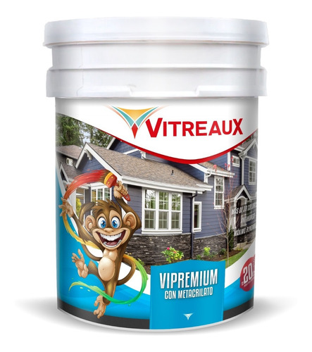 Pintura Latex Lavable Interior Exterior Mate 20 Litros