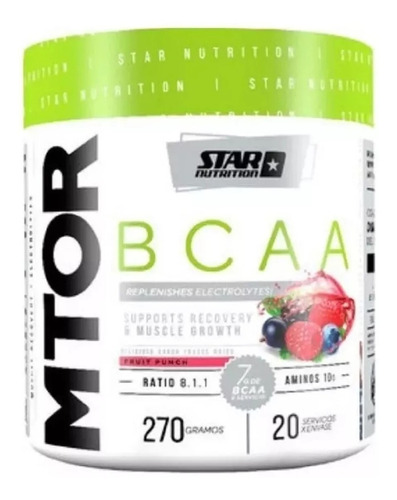 Mtor Bcaa 270gr Star Nutrition Nueva Fórmula Mejorada!