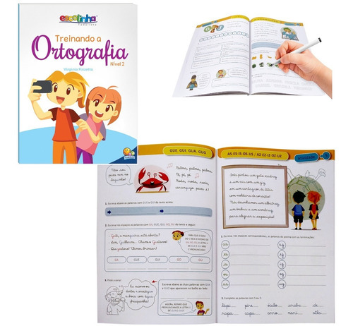 Treinando A Ortografia - Nível 1, 2, 3 E 4 - Acima De 6 Anos