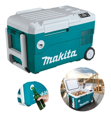 Conservadora Frio/calor A Bateria 18v 20l Makita 220v Verde