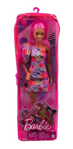 Muñeca Barbie Fashionista 189 Con Estuche - Mattel - Premium