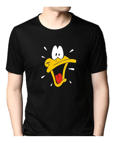 Playera Unisex Black El Pato Lucas Daffy Looney Tunes