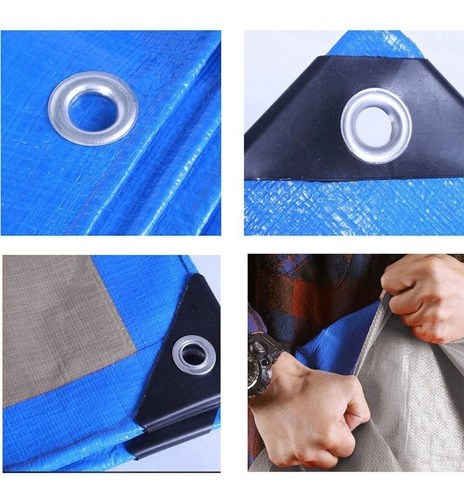 Lona Toldo Impermeable Con Protección Uv 2x3 Metros Camping
