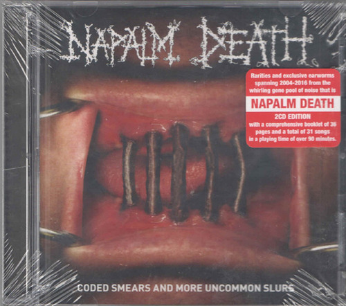Napalm Death Coded Smears And More Uncommon Slurs Cd Nuevo