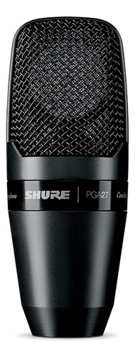 Microfono Vocal De Estudio Pga27-lc Shure Color Negro