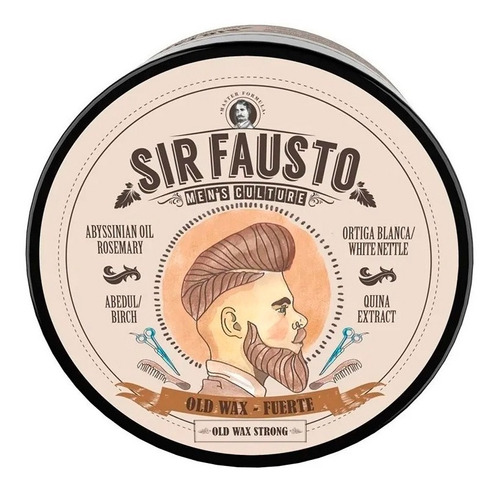 Cera Old Wax Fijacion Fuerte Sir Fausto X 50 Ml Barber