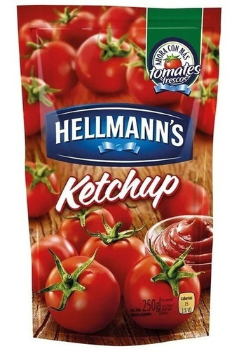 Ketchup Hellmans 250 Grs X 2 Unidades
