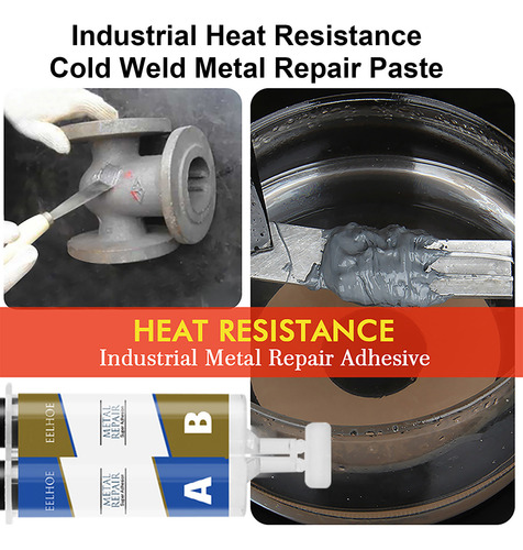 Metal Repair Glue (a&b) Industrial Heat Resistance Cold Weld