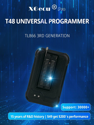 Programador Xgecu T48 Compatible 34000 + Ic Para Eprom Y Mas